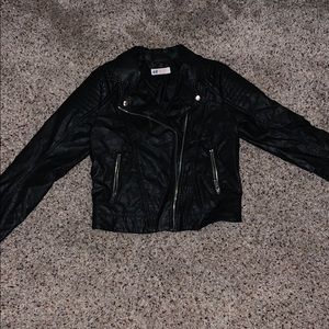 kids leather jacket